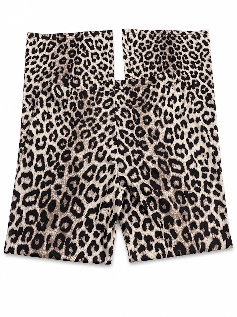 Leopard Print High-Waist Bell Bottom Pants
Pull On
Size XL